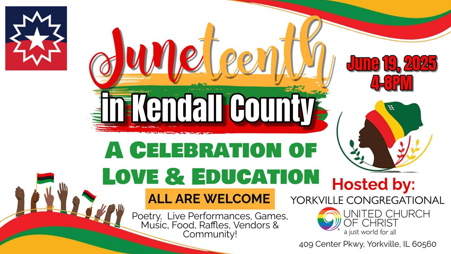 Plano’s Juneteenth celebration is back on, but it has been moved to a new location – the Yorkville Congregational United Church of Christ.