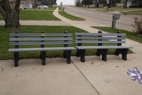 Rochelle Kiwanis Golden K ‘Bottle Caps to Benches’ program reaches 6,584 pounds donated