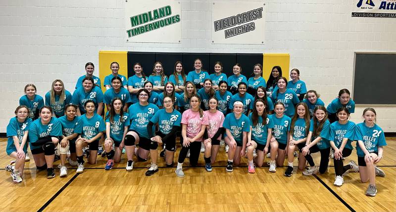 The  Putnam County Junior High volleyball teams hosted their Volley for a Cure Night on Feb. 15 vs. Marquette. The seventh- and eighth-grade teams came out with wins while the sixth-grade team had a down to the wire match.