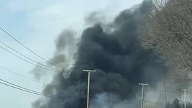 Brush fire near Holiday Hills on Wednesday causes smoke plume