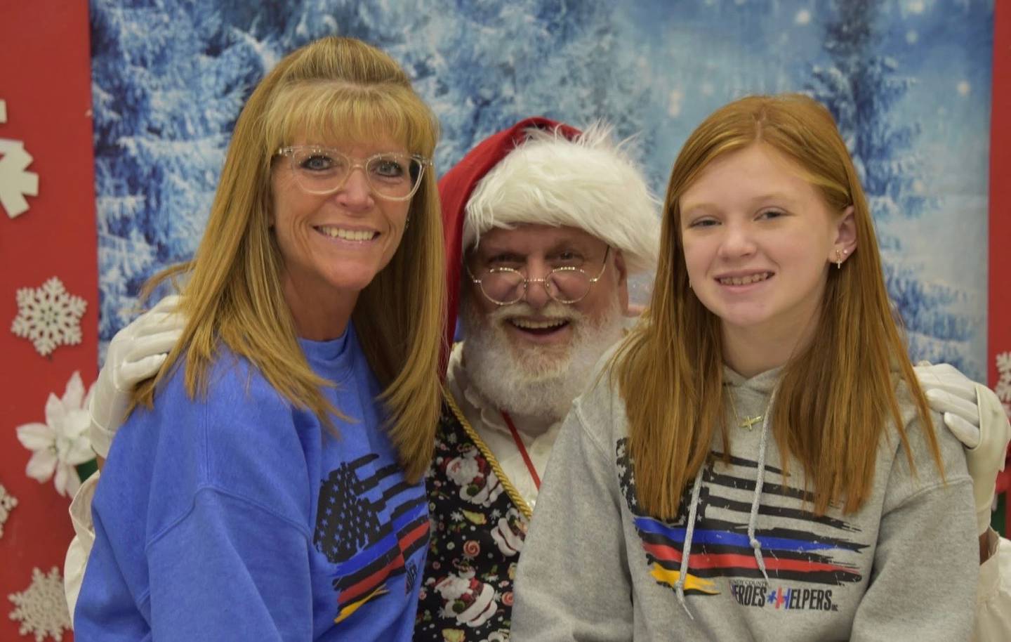 Wendy Briley and her granddaughter, Avery, during last year's An Evening with Santa event. Briley's family gets involved and helps with the events, as well.