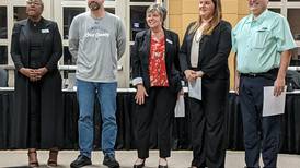 New Oswego SD308 Board members sworn in; Simelton reelected president