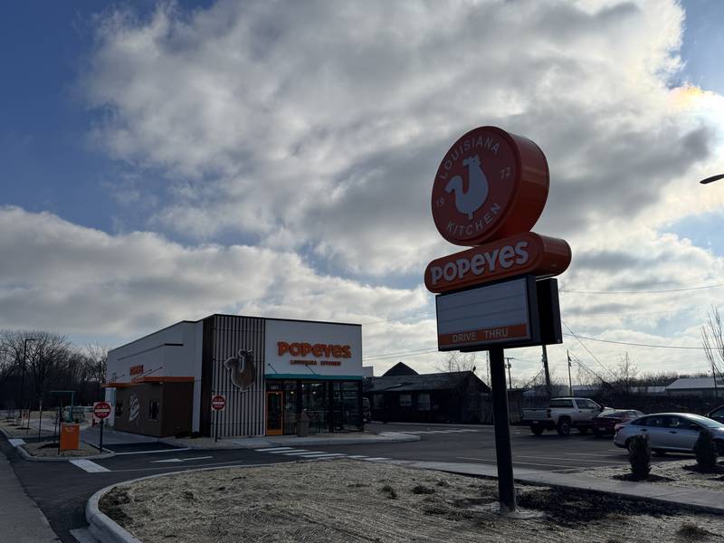 The new Popeyes at 1837 N. Division St. in Morris opened on Wednesday.