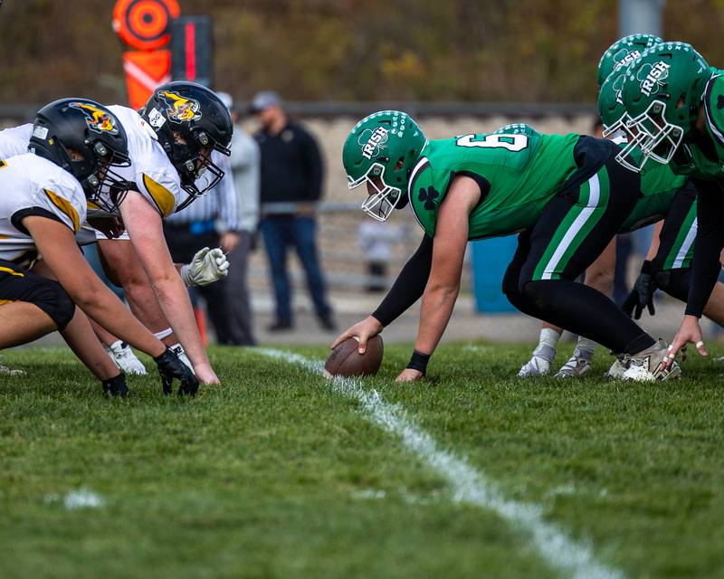 Seneca takes on Riverdale in the first round of the IHSA playoffs on Saturday, November 1, 2025 at Seneca High School in Seneca.