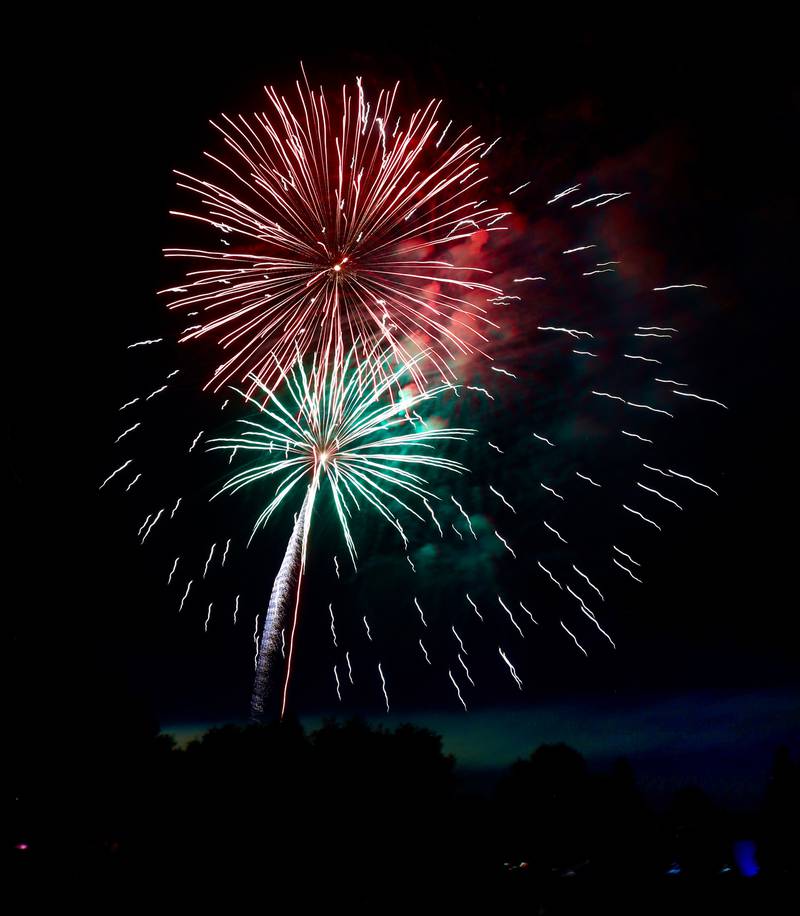 The Elburn Fireworks Show took place at Lions Park on Saturday, July 6, 2024 in Elburn.