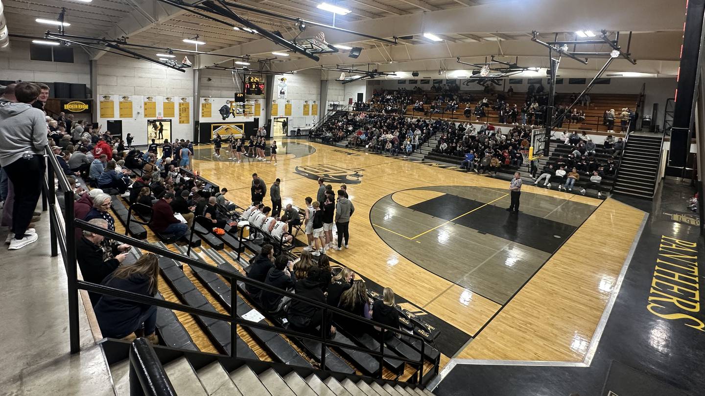 A view of the crowd inside R.M. Germano Gymnasium for the 99th annual Tri-County Conference Tournament championship game on Friday, Jan. 30, 2026 at Putnam County High School.