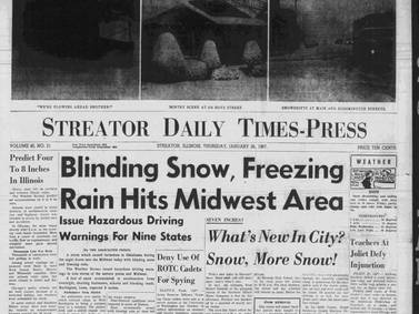 The blizzard of 1967, the ‘85 Bears ready for the Super Bowl and more historical covers for January 26
