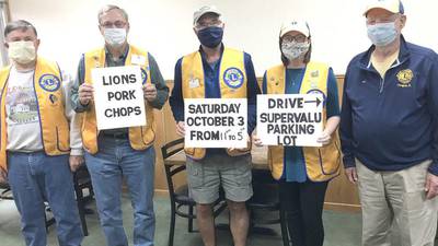 Drive-through pork chop supper Oct. 3 in Oregon