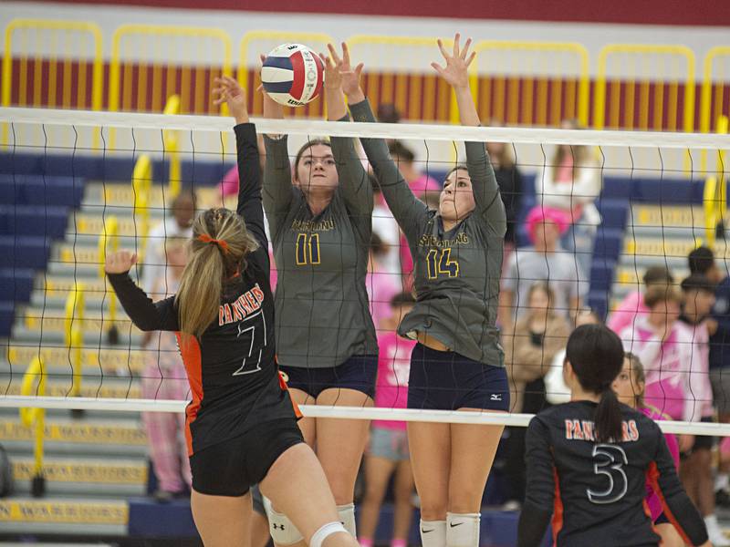 Volleyball: Sterling uses first-set comeback to roll past United Township