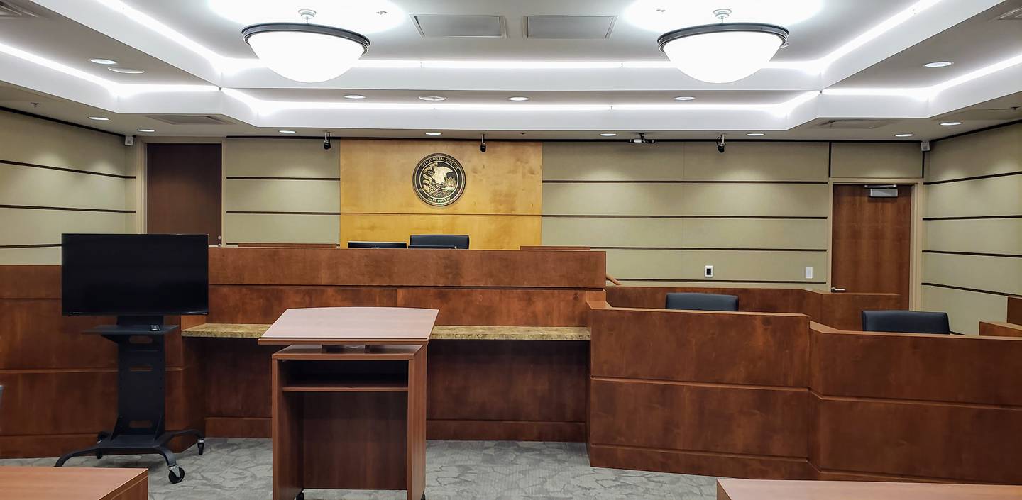 The new Abuse/Neglect Courtroom in the Juvenile Justice Center in St. Charles Township is scheduled to open July 11. Currently, abuse and neglect cases are heard at the courthouse in Geneva. Having them heard in the same building will make it easier on children and families, who often have cases in both courtrooms.