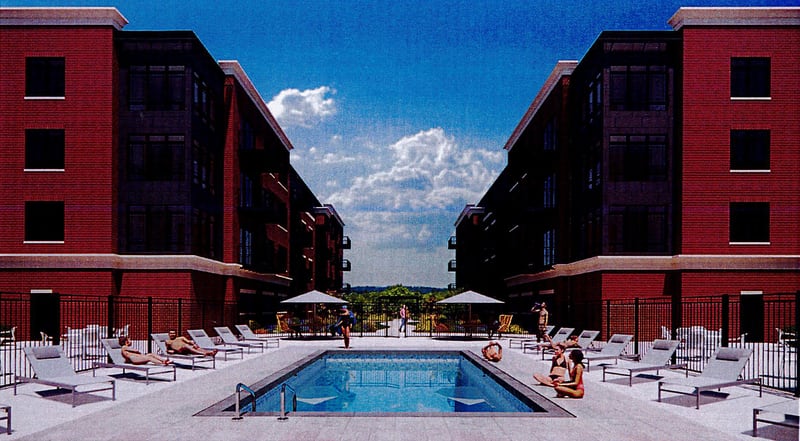 A plan to build a 288-unit apartment complex west of Wood Farm Road in Plainfield is moving ahead.