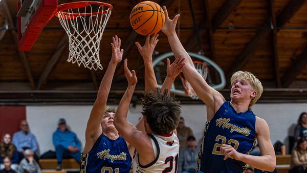 Photos: Marquette dominates Henry-Senachwine in boys basketball