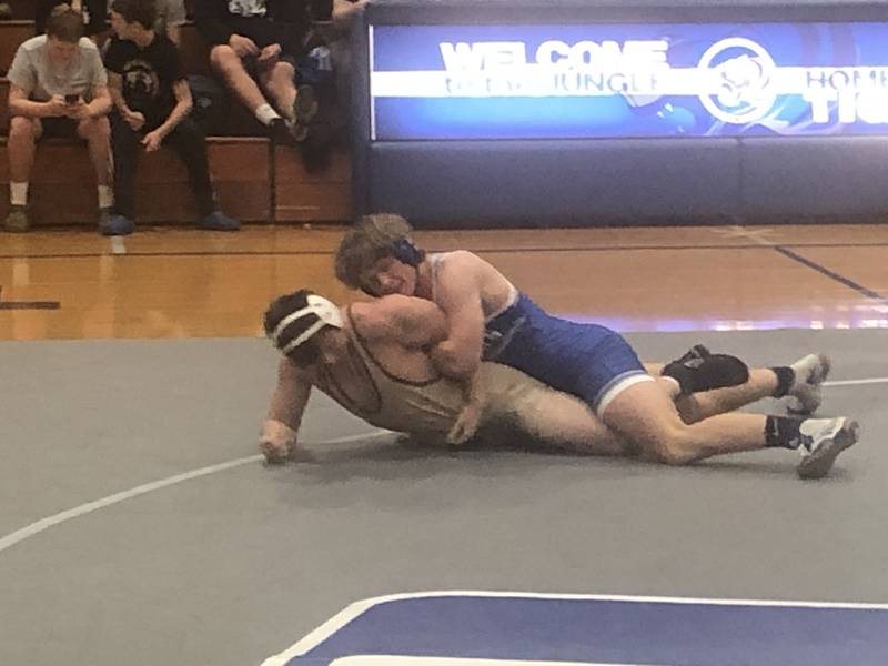 Princeton and Morris met on the mat at Prouty Gym Tuesday night.