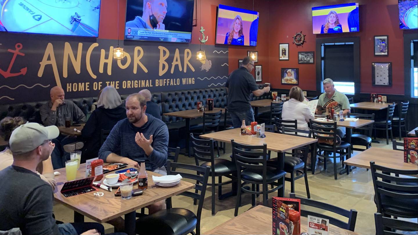 Anchor Bar, the originator of the buffalo wing from Buffalo, NY, is now open in Oswego at 2440 Route 34 in the former Famous Dave’s Bar-B-Que location.