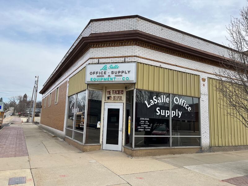 La Salle Office Supply, 901 First St., La Salle, has permanently closed.