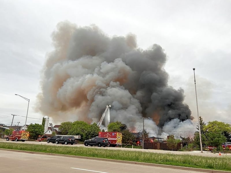 The former Pheasant Run Resort in St. Charles was ravaged by a fire May 21.