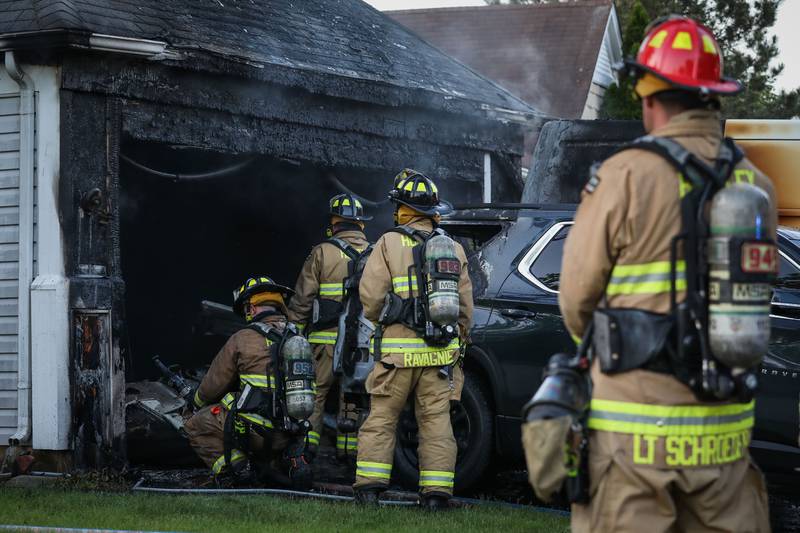 The Huntley Fire Protection District responded at 5:05 a.m. Friday, June 3, 2022, to the zero to 100 block of Raxburg Court where crews found a two-story home with smoke showing from the front of the building, according to a news release.