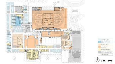 Photos: Bradley-Bourbonnais' Building Better facility project renderings from BLDD Architects