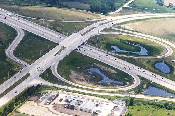 Daily I-90 lane closures for bridge work continue through September in Kane County