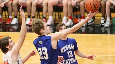 Photos: Newman vs Hall boys basketball