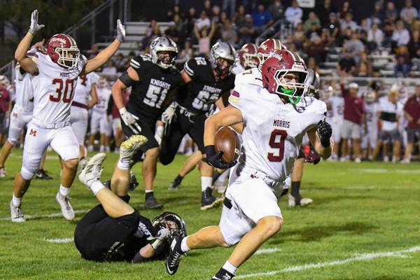 Morris rides fast start to win at Kaneland in matchup of unbeatens