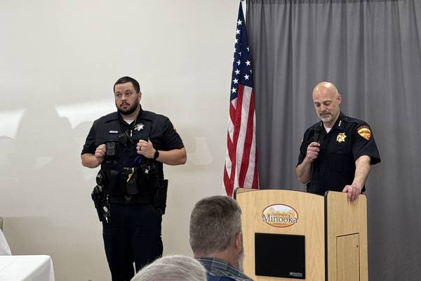 Officer Kyle Vonderheide named Minooka Officer of the Year