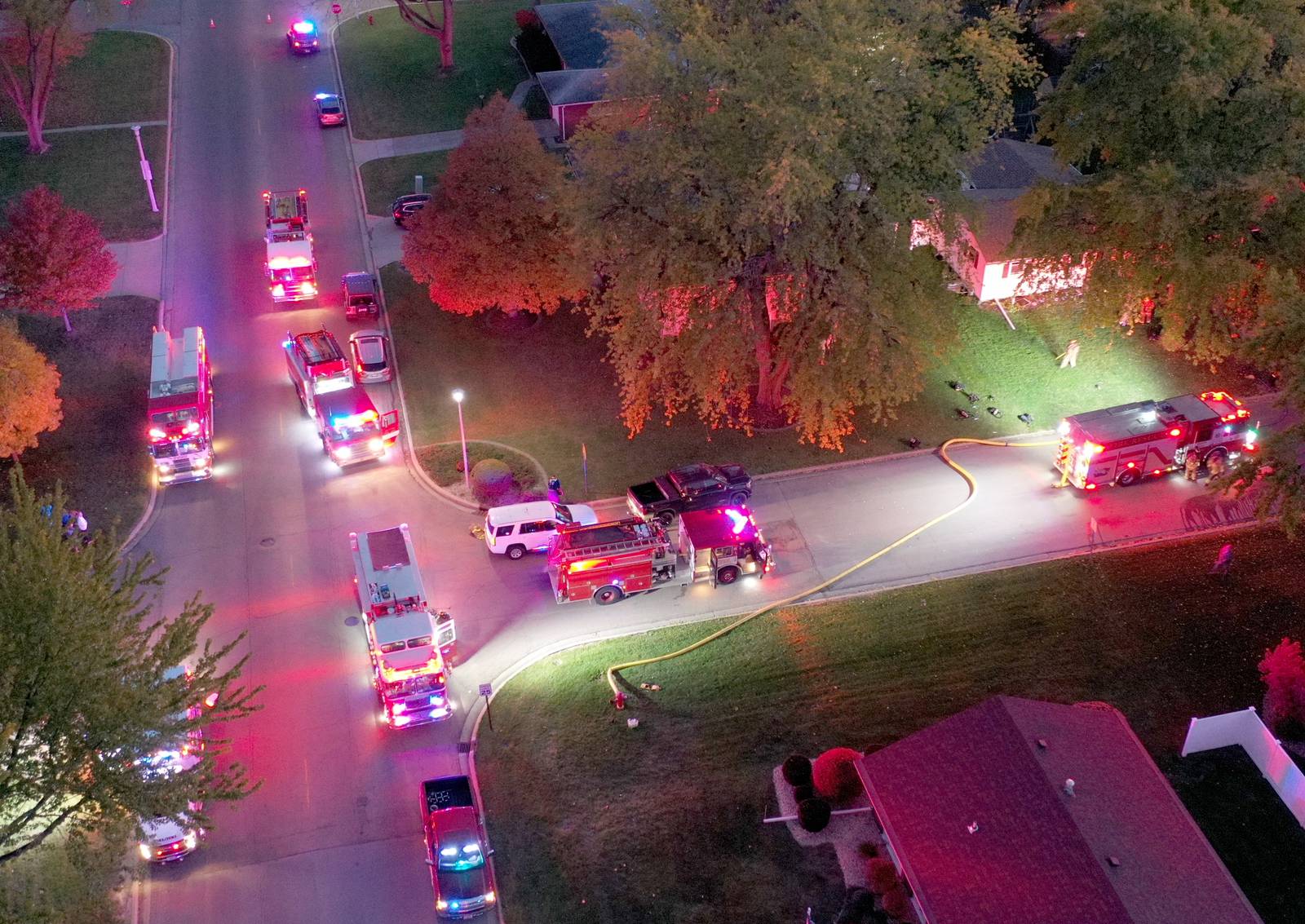 Photos Firefighters respond to a house fire in Peru Shaw Local