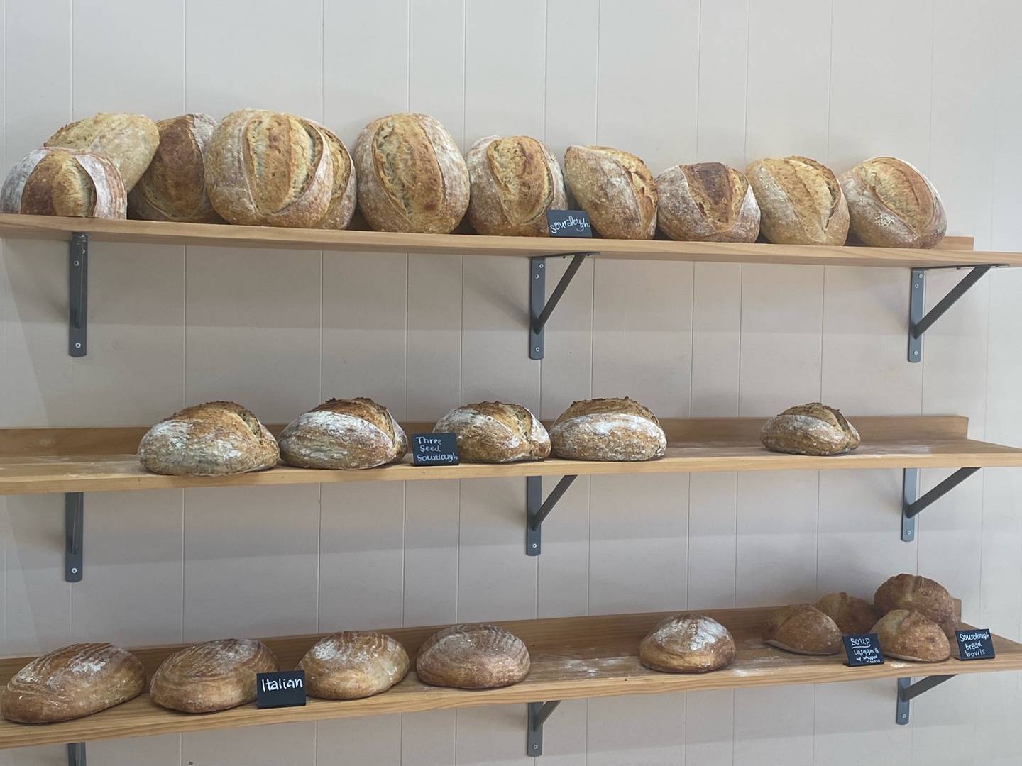 Millstone specializes in making different types of bread, with five options offered daily: sourdough, multigrain, Italian, baguette and focaccia.