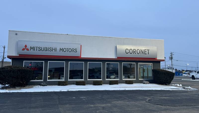 A view of the exterior of the Bill Walsh Coronet dealership on Wednesday, Feb. 19, 2025 in Peru.