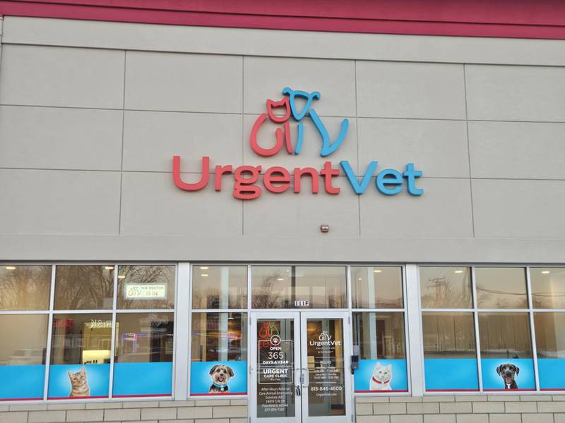UrgentVet Joliet is seen Monday, January 13, 2025, in Joliet.