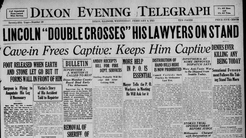 A double cross on the witness stand and more historic covers for February 4