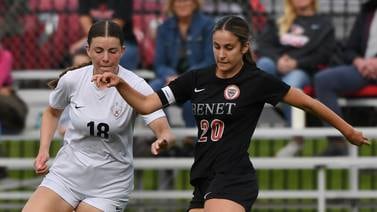 Benet busy in first half, holds on for key 3-2 victory over St. Viator