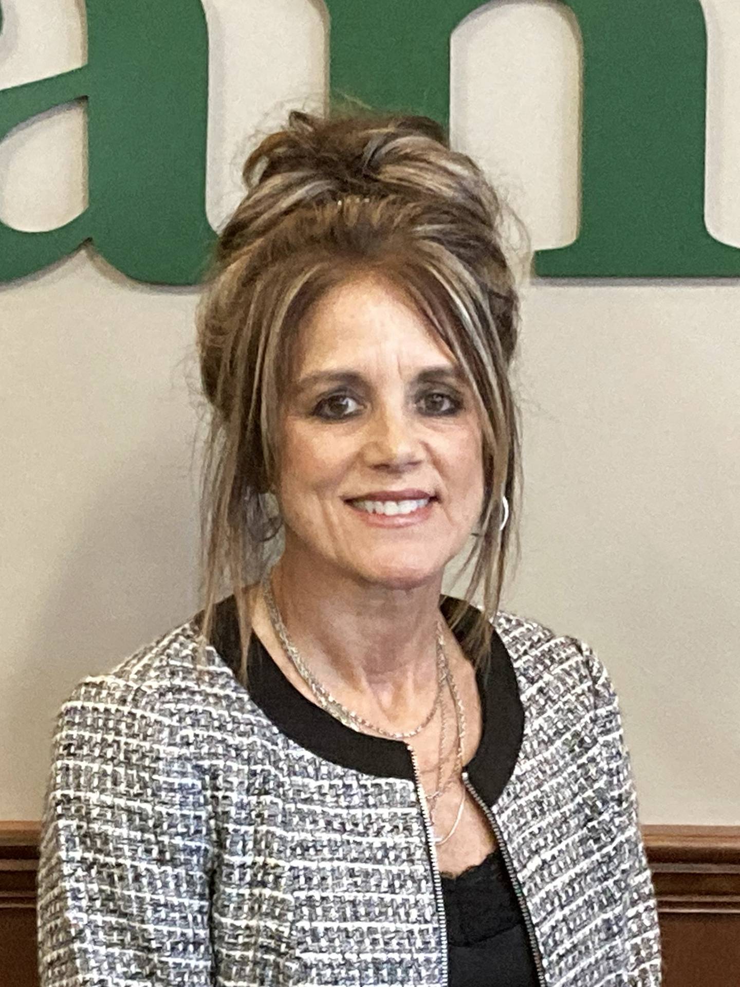 Manteno village trustee Annette Zimbelman