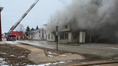 Historical Fulton apartment building a total loss after Sunday morning fire