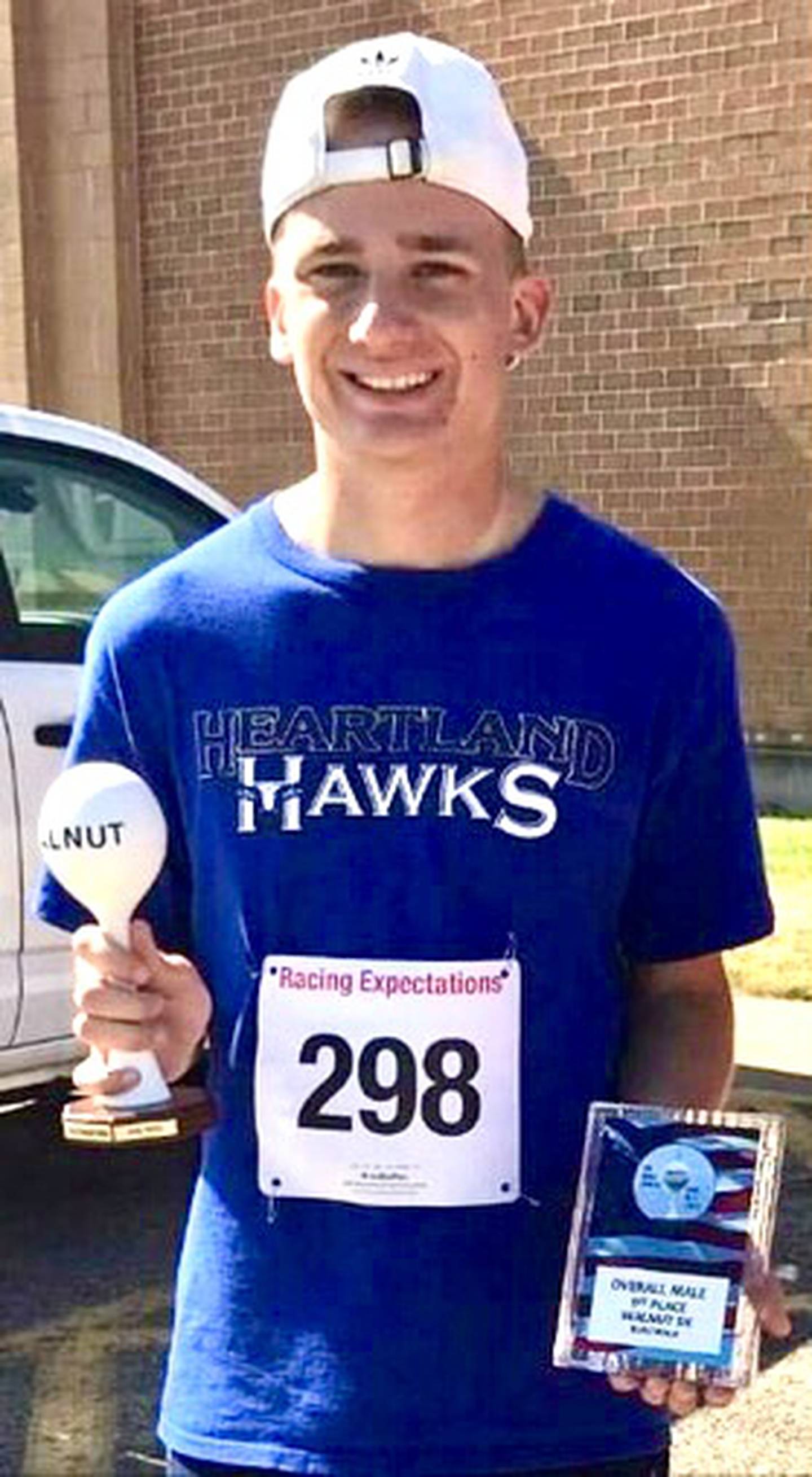 Brock Loftus of Ohio won Saturday's Walnut 5K Run/Walk for ALS.