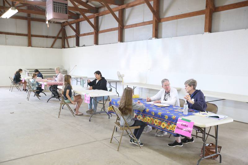 4-H kids have their food judged during the Bureau County 4-H Fair on Thursday, July 13, 2023 in Princeton.