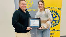Minooka senior named Rotary Club student of the month for May