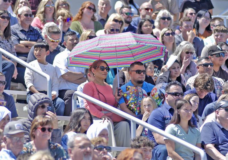 Part of the large commencement crowd.The Sterling Class of 2025 Commencement Ceremony was held on Sunday, May 18, 2025 at Roscoe Eades Field in Sterling.
