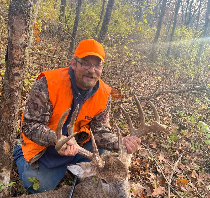 Jim Robbins harvested an 11-point buck weighing 207 pounds field dressed at the 17th annual Lost Mound deer hunt.