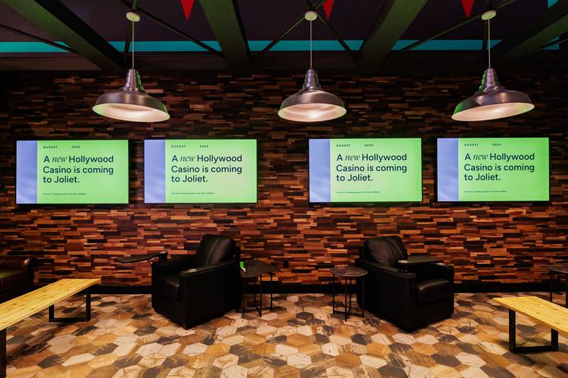 Members of the media saw the many spaces inside the new Hollywood Casino Joliet, located at 1401 Gateway Blvd., Joliet, during a “first-look” tour on July 11, 2025.