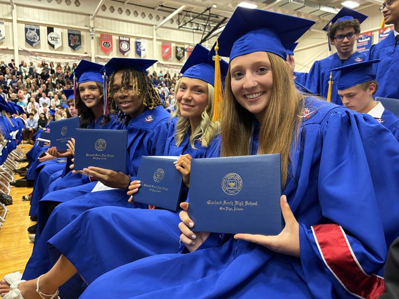 Glenbard South High School held its graduation ceremony on Thursday, May 22, 2025 at the school in Glen Ellyn.