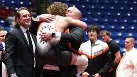 Wrestling: St. Charles East edges Marmion for first-ever IHSA team dual state title