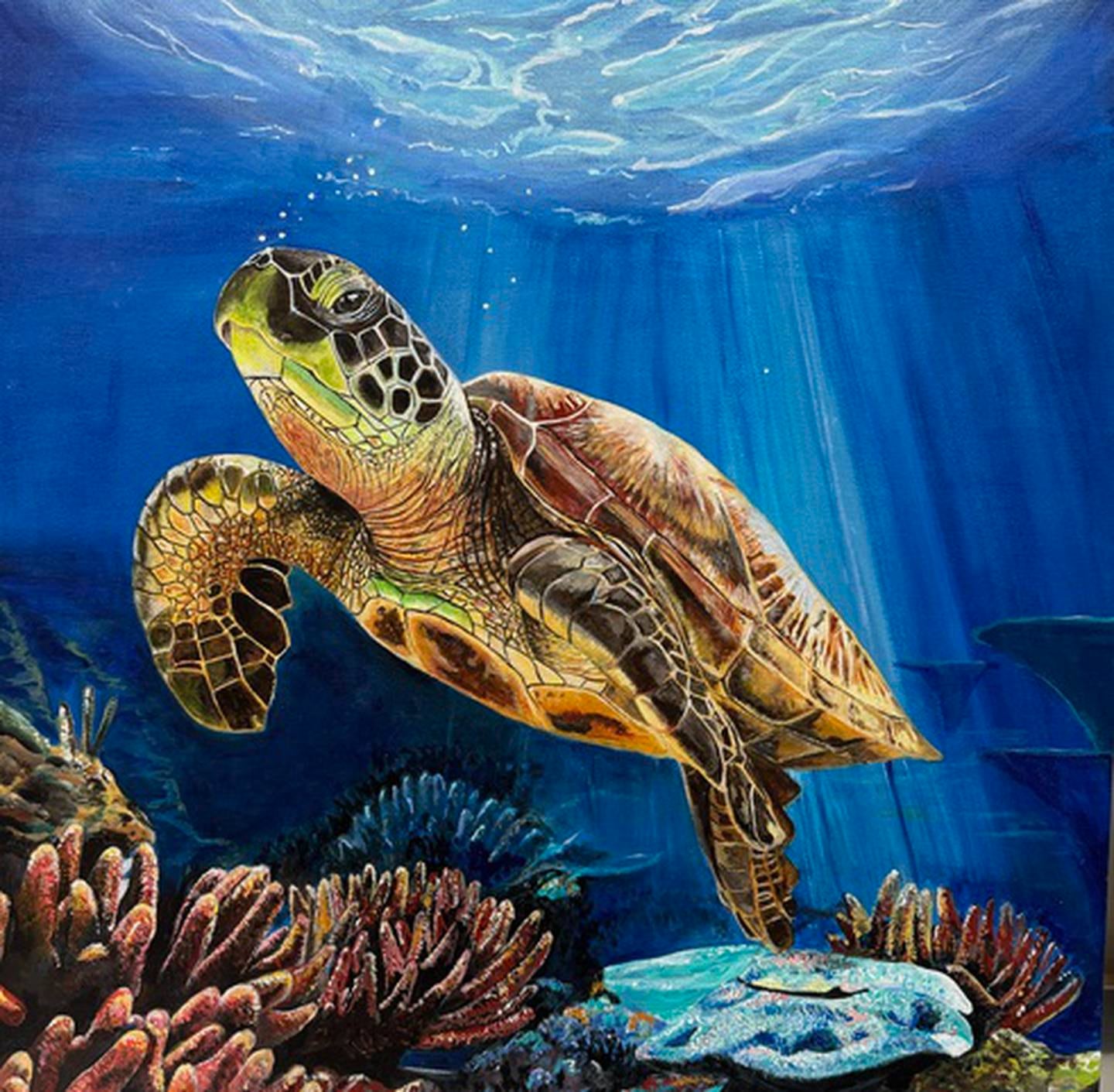 Kelley Cappell's "Sea Turtle".