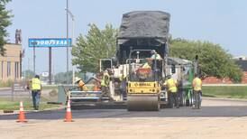 Peru Mall resurfacing project underway