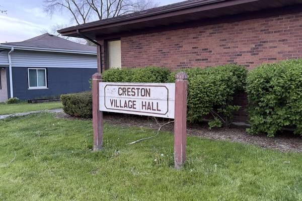 Creston water tower work nearing completion