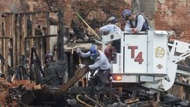 Sterling fire victim’s remains recovered; building partially dismantled