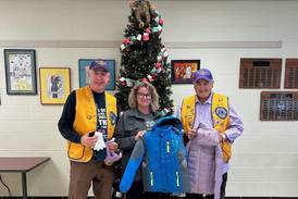 Rochelle Lions donate new winter coats, hats and gloves