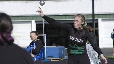 Photos: Area athletes compete in the Rock Falls Invitational at Hinders Field on Friday, April 19, 2024.