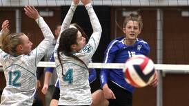 Volleyball: Woodstock’s Hallie Steponaitis puts on a show in KRC win over Woodstock North