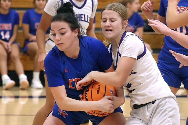 Photos: Rochelle girls basketball hosts Genoa-Kingston